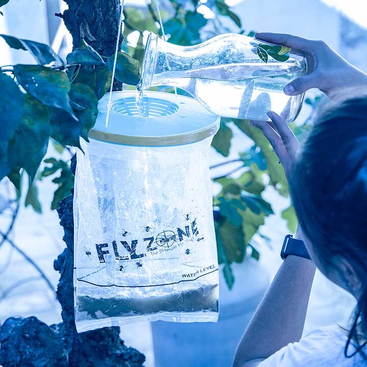 Trampa atrayente para moscas Flyzone XL