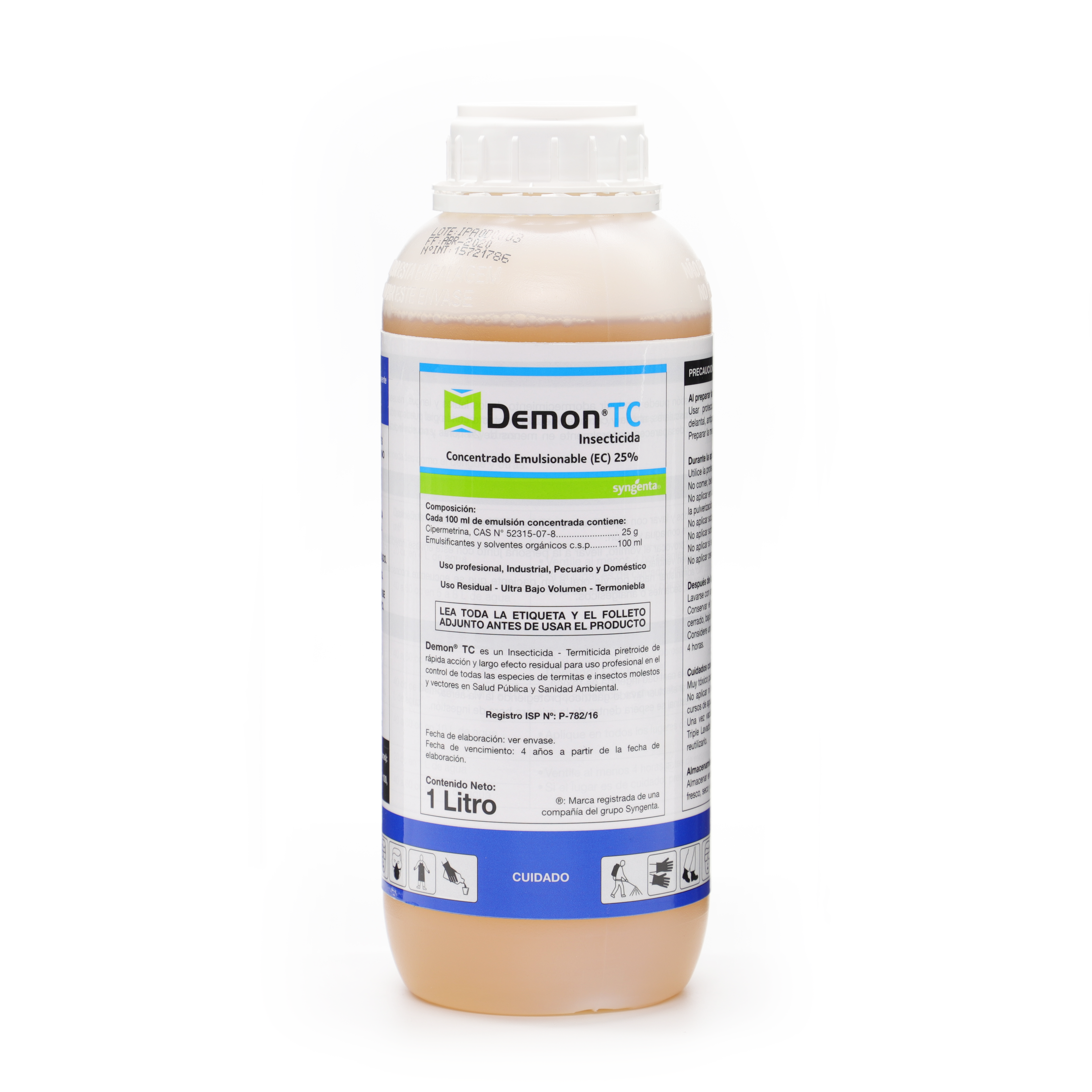 Insecticida líquido Demon TC 25 1 L.