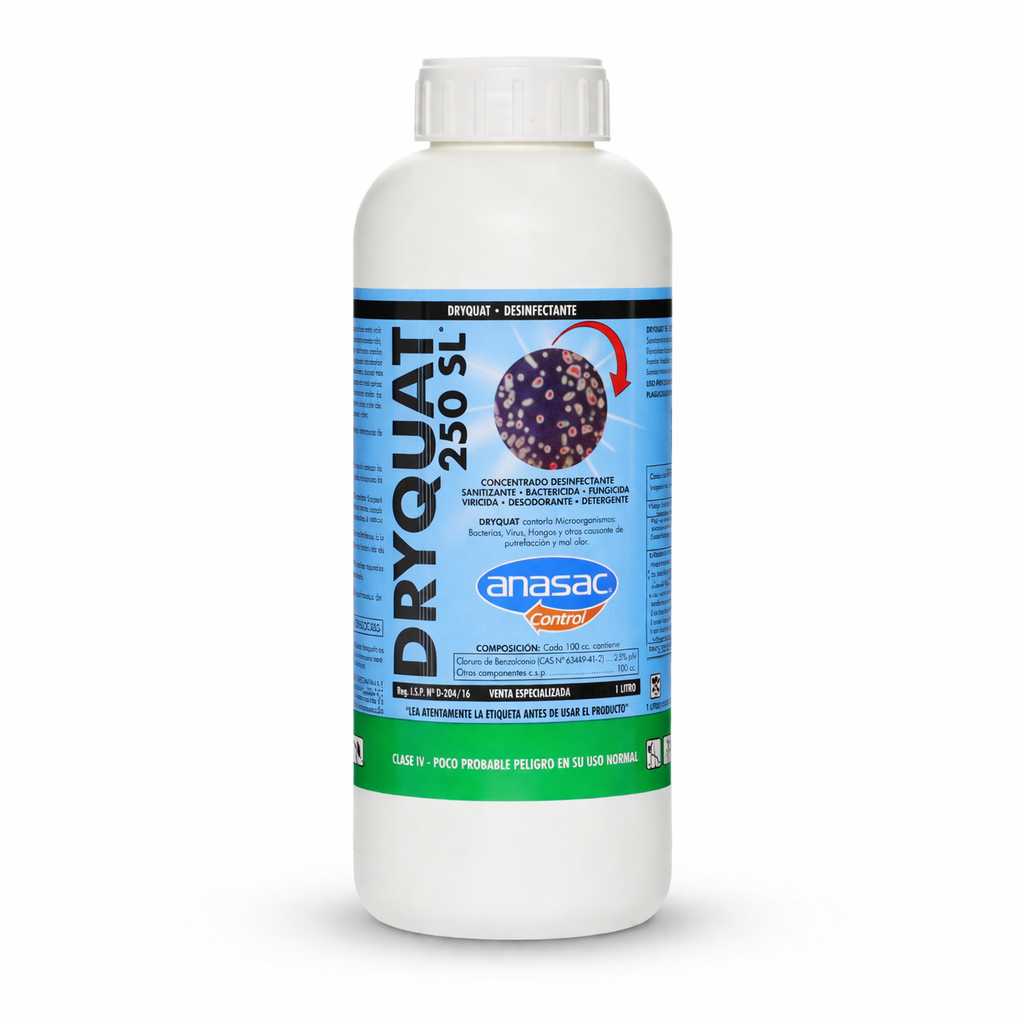 Desinfectante líquido Dryquat 1 L.