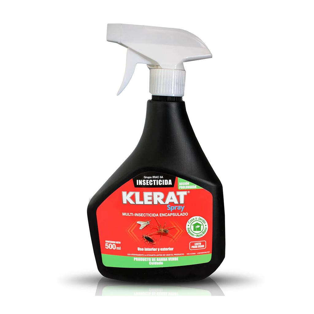 Insecticida líquido Klerat spray 500 CC.