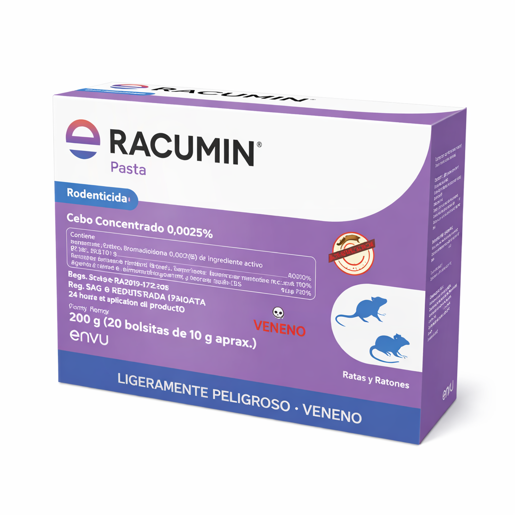 Veneno ratones Racumin pasta 200 G.