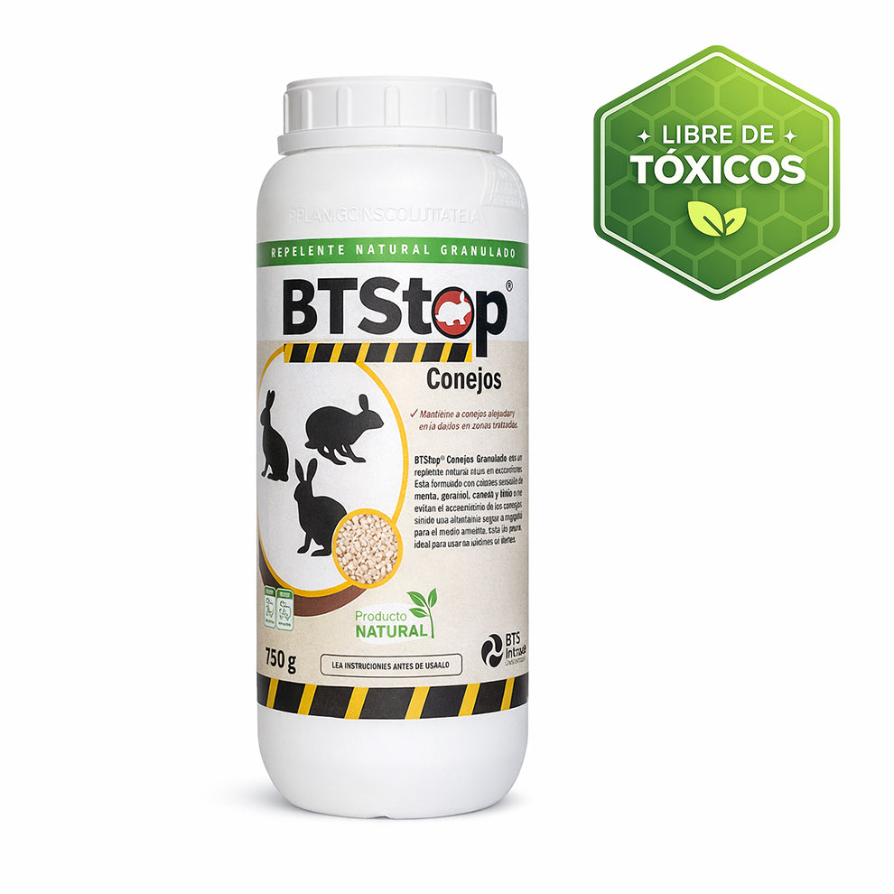 Repelente granulado Btsop conejos 750 G.