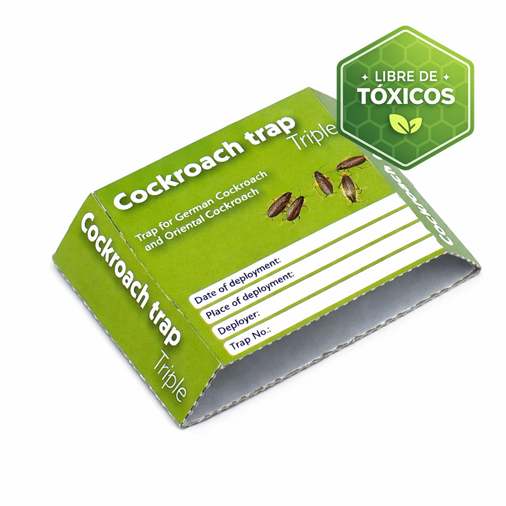 Trampa pegajosa pagoda triple para cucarachas