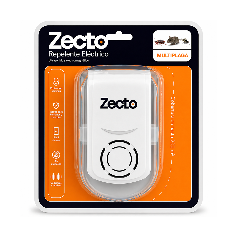 Repelente multiplagas eléctrico Zecto
